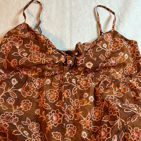 J. Crew Tie-front jumpsuit in vintage vines Size 10 NWOT - Picture 5 of 13